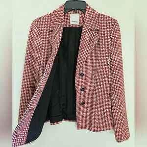 Pinko Tweed Fitted Blazer